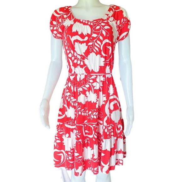 ann taylor red and white dress Ann Taylor Red and White Polka Dot Dress